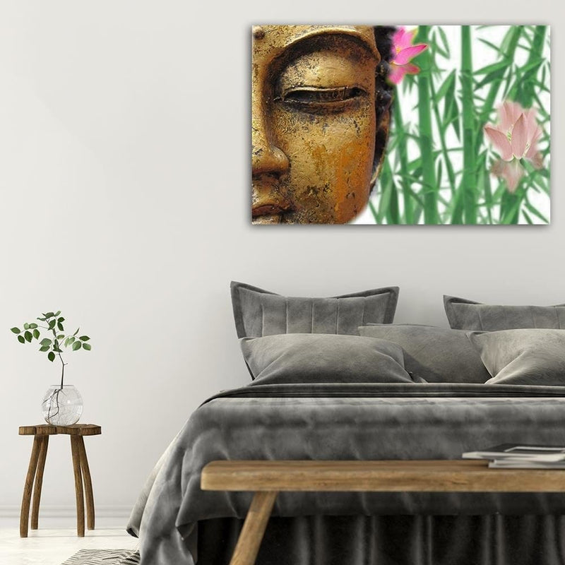 Dekoratīvais panelis - Half Face Of Buddha 2  Home Trends Deco