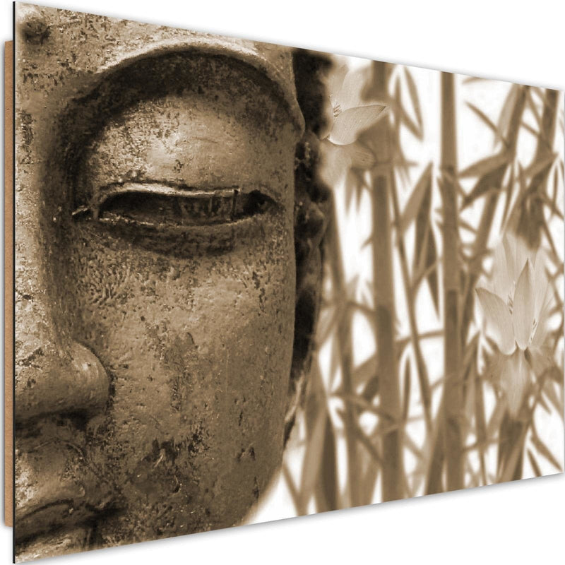 Dekoratīvais panelis - Half Face Of Buddha 4  Home Trends Deco