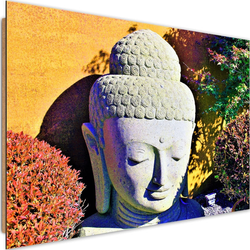 Dekoratīvais panelis - Head Of Buddha Among Plants 1  Home Trends Deco