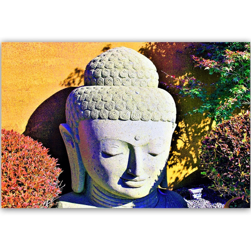 Dekoratīvais panelis - Head Of Buddha Among Plants 1  Home Trends Deco