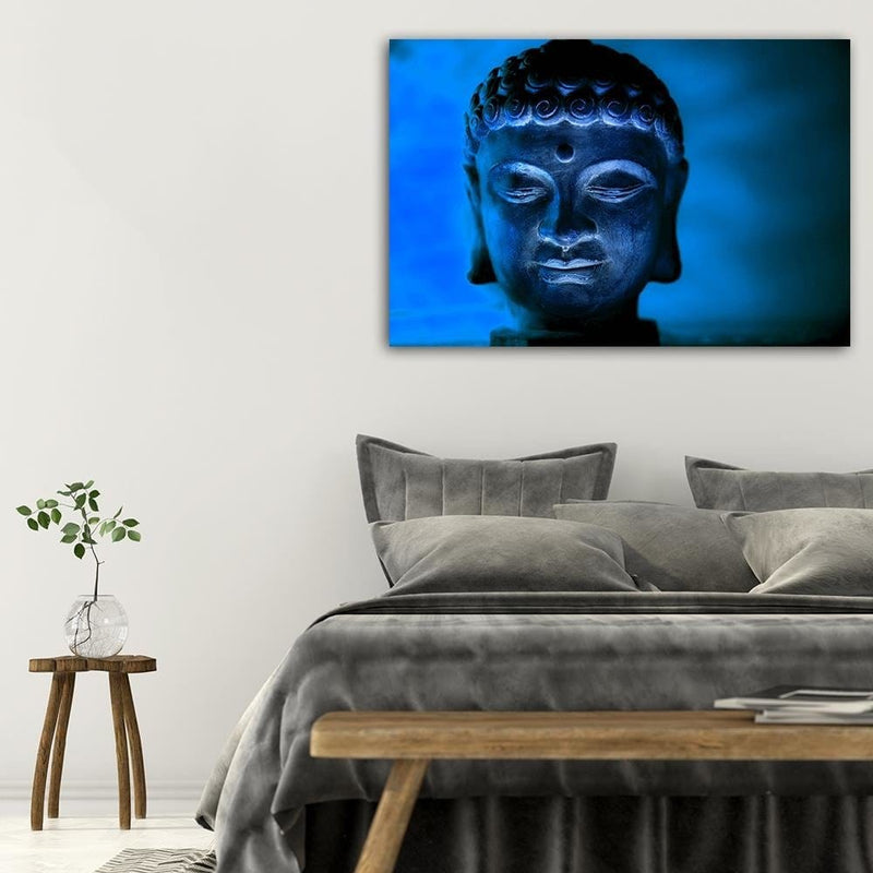 Dekoratīvais panelis - Illuminated Buddha Head 1  Home Trends Deco