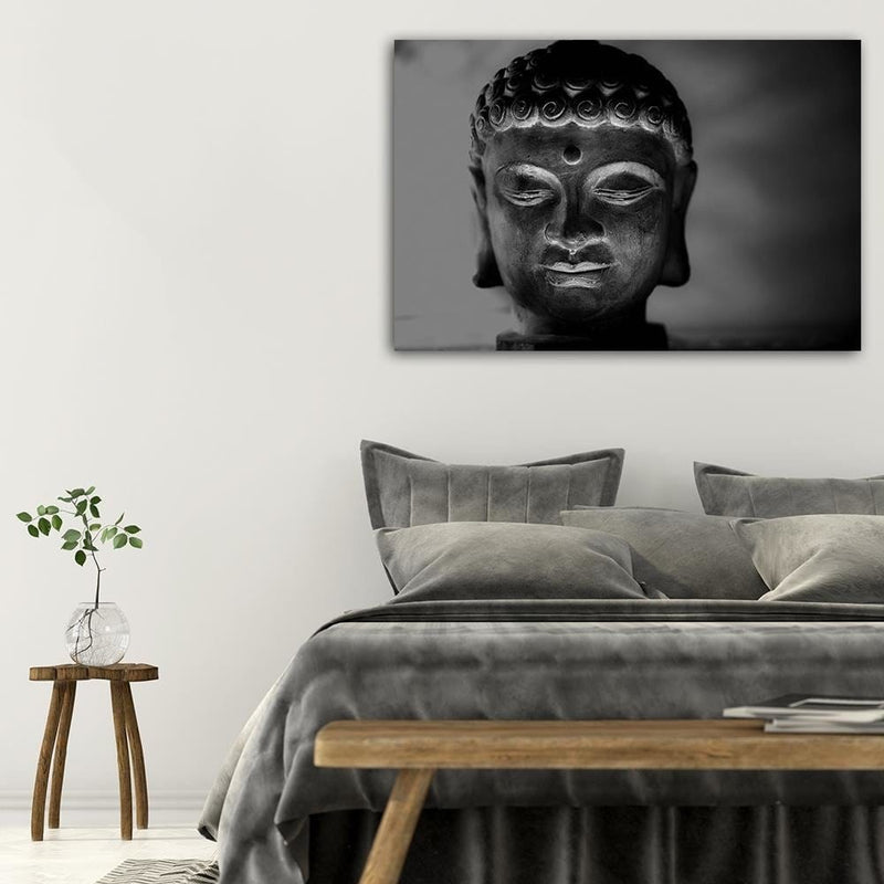 Dekoratīvais panelis - Illuminated Buddha Head 3  Home Trends Deco