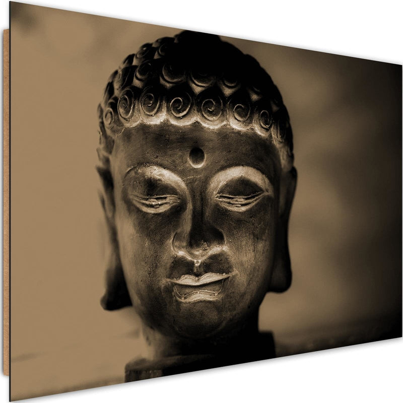 Dekoratīvais panelis - Illuminated Buddha Head 4  Home Trends Deco