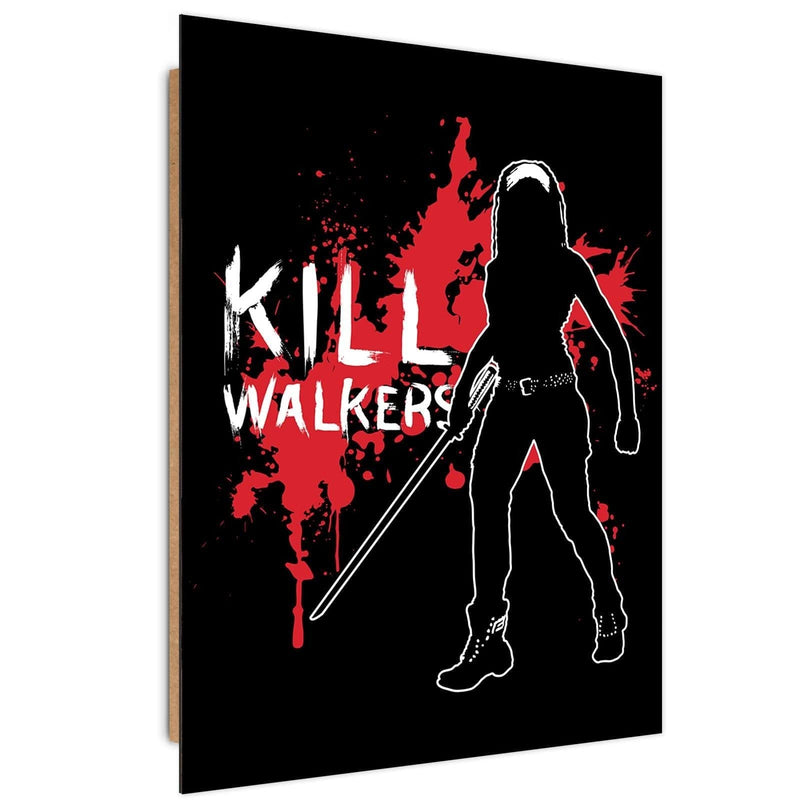 Dekoratīvais panelis - Kill Walkers Image Black And White  Home Trends Deco