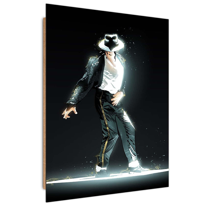 Dekoratīvais panelis - King Of Pop Icon Black  Home Trends Deco