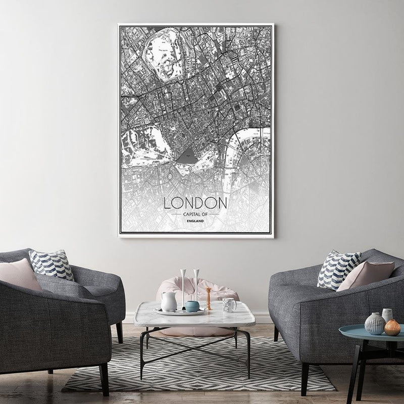 Dekoratīvais panelis - London City Plan  Home Trends Deco