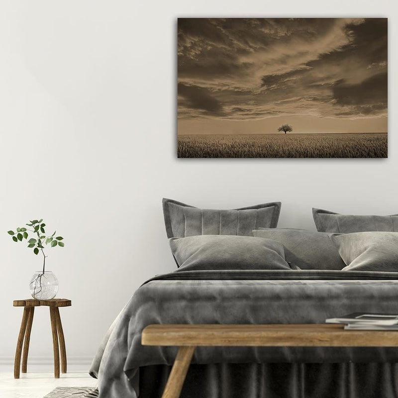 Dekoratīvais panelis - Lone Tree In Field 1  Home Trends Deco