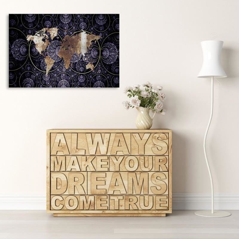 Dekoratīvais panelis - Map Of The World  Home Trends Deco