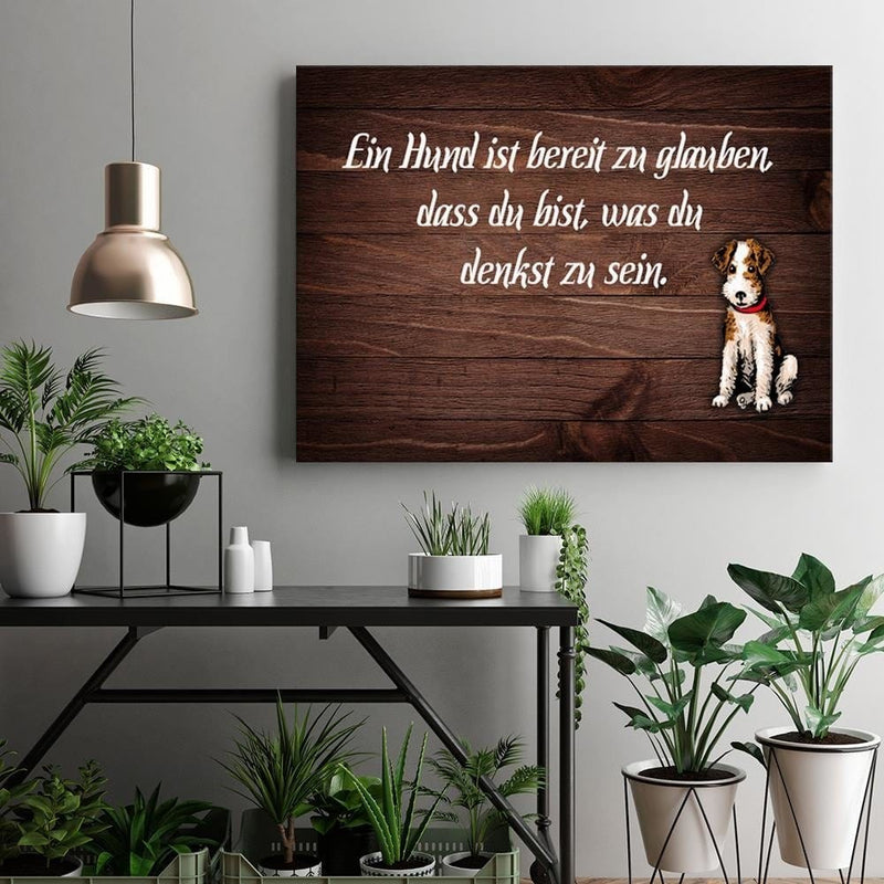 Dekoratīvais panelis - Motto Dog  Home Trends Deco