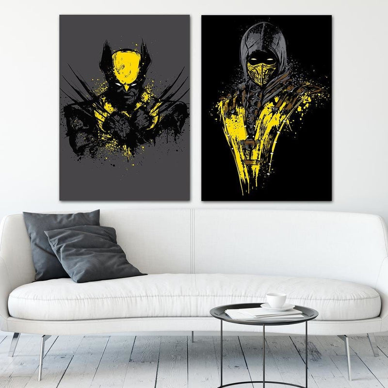 Dekoratīvais panelis - Mutant Rage Yellow  Home Trends Deco