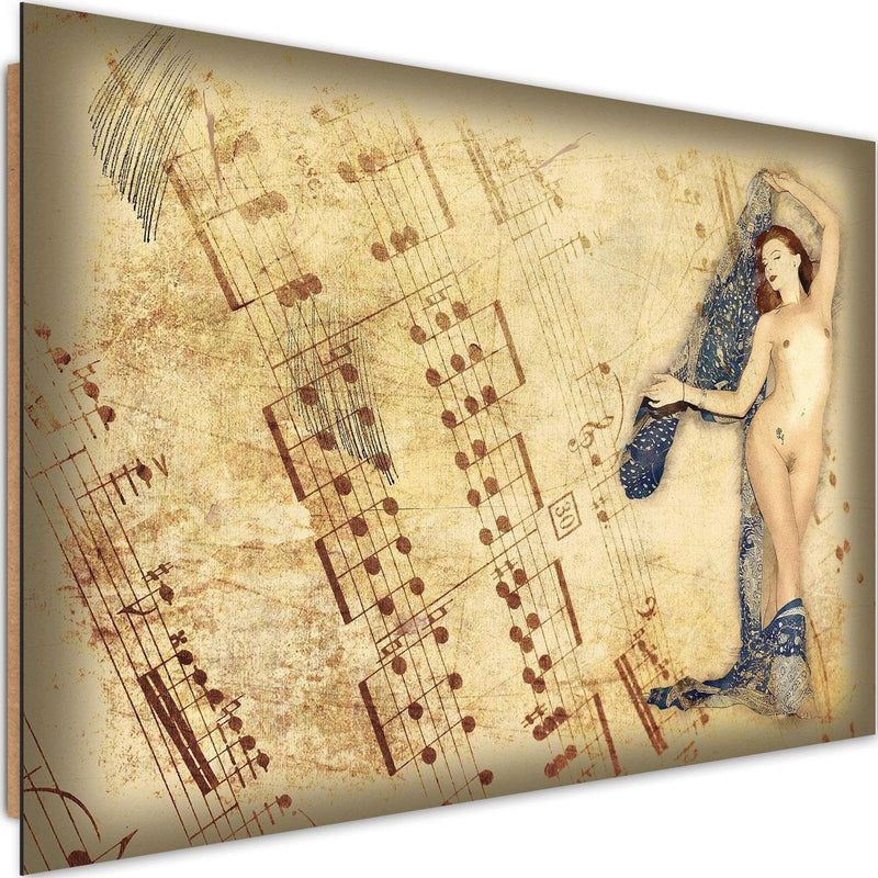 Dekoratīvais panelis - Naked Woman With Headscarf  Home Trends Deco