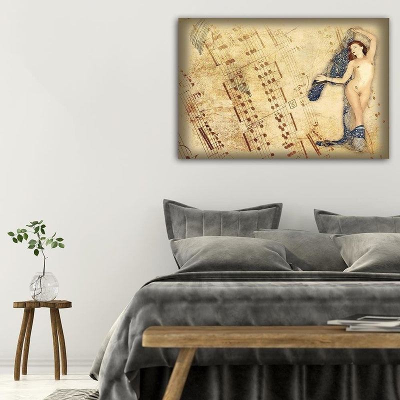 Dekoratīvais panelis - Naked Woman With Headscarf  Home Trends Deco