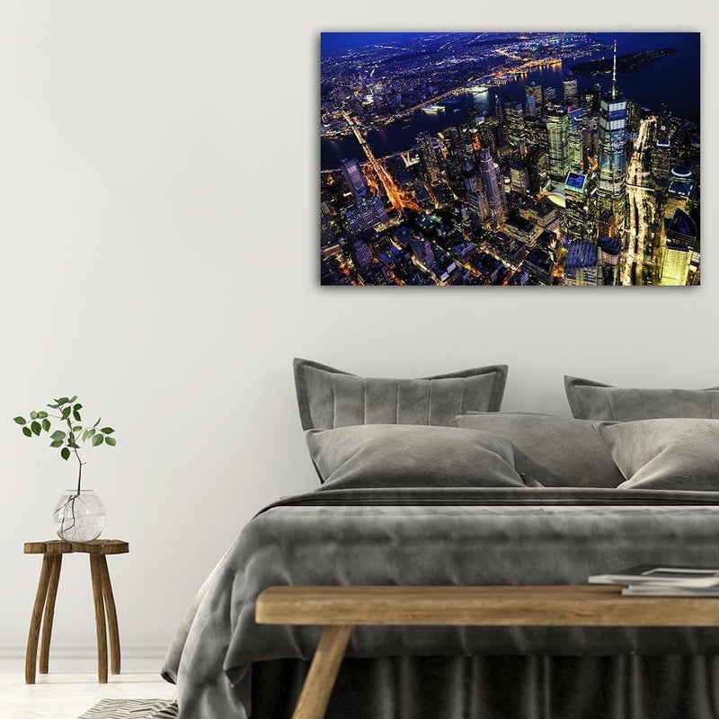 Dekoratīvais panelis - New York At Night  Home Trends Deco