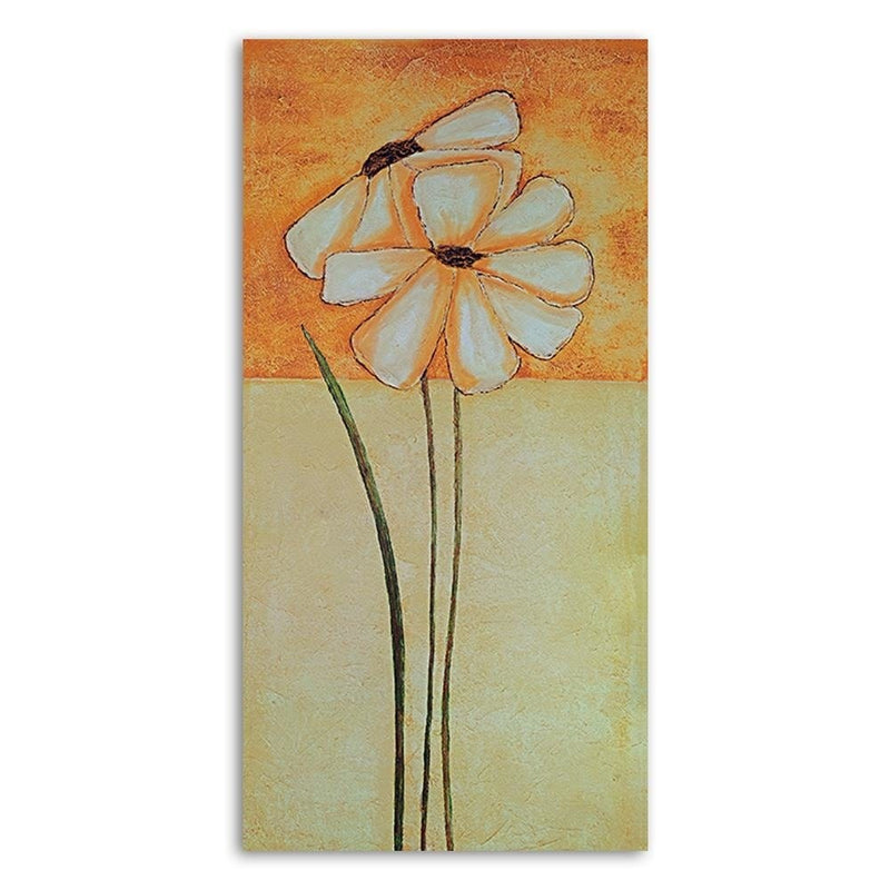 Dekoratīvais panelis - Painted daisies 1  50x100 Home Trends Deco