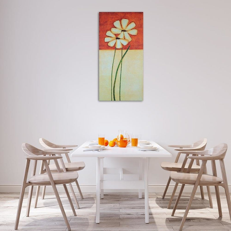 Dekoratīvais panelis - Painted daisies   50x100 Home Trends Deco