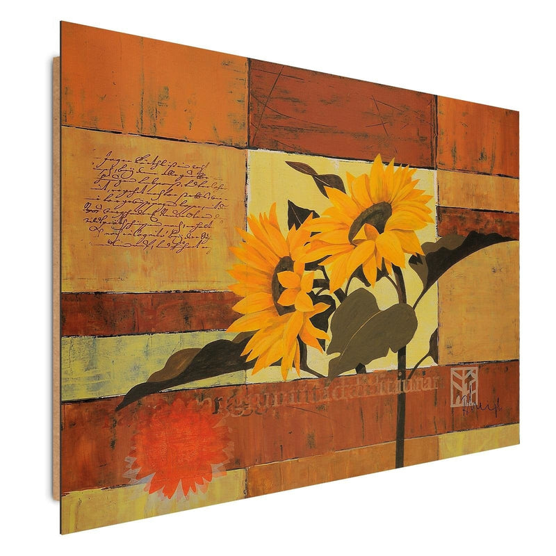 Dekoratīvais panelis - Painted sunflowers   98x68 Home Trends Deco