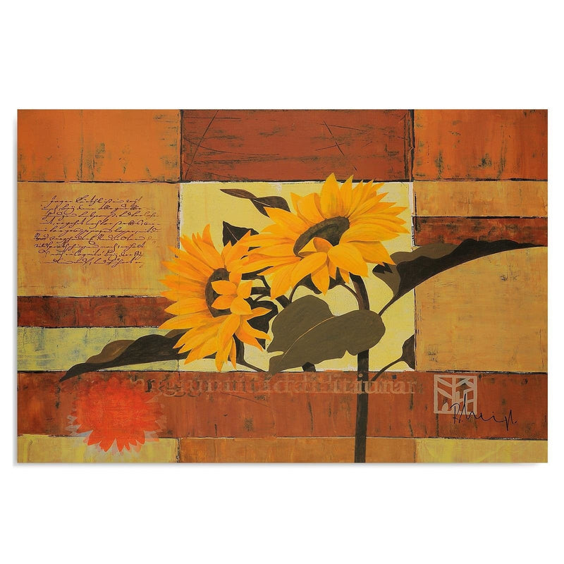 Dekoratīvais panelis - Painted sunflowers   98x68 Home Trends Deco