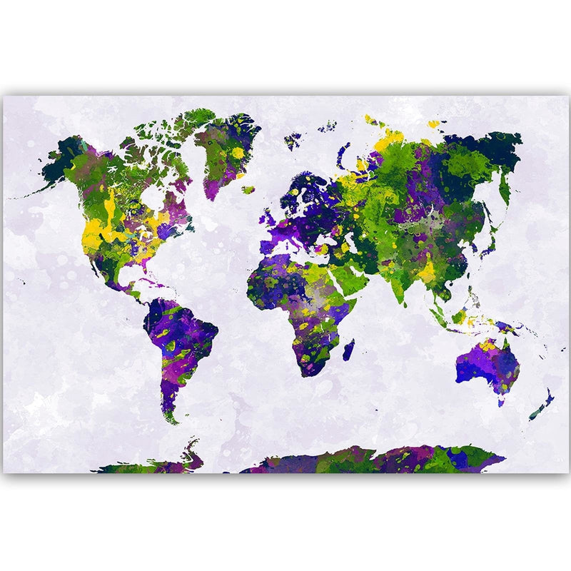 Dekoratīvais panelis - Painted World Map  Home Trends Deco