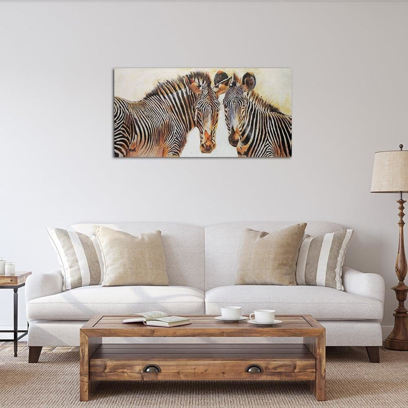 Dekoratīvais panelis - Painted zebras   100x50 Home Trends Deco