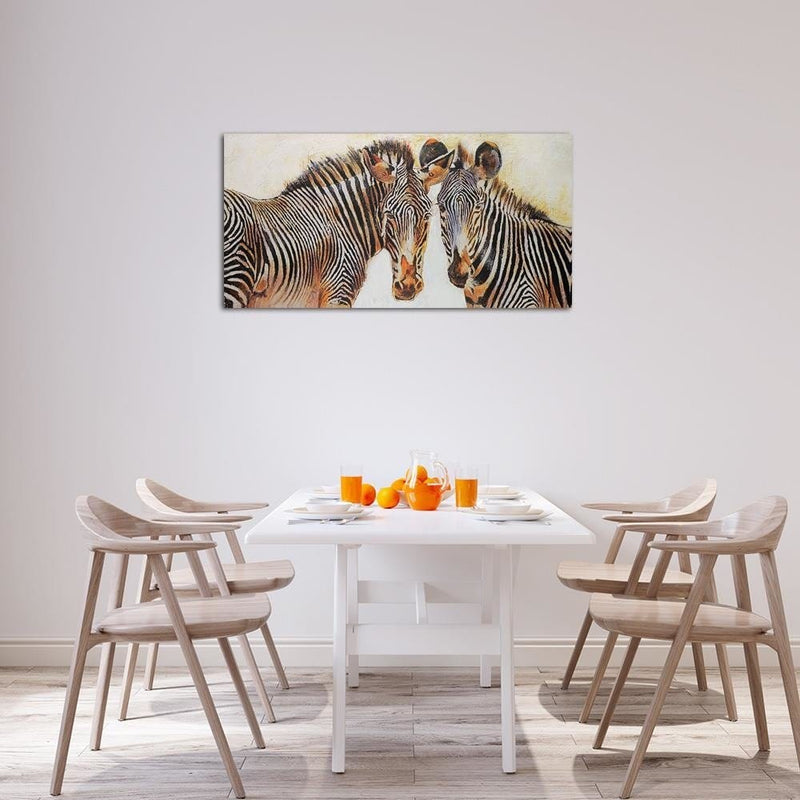 Dekoratīvais panelis - Painted zebras   100x50 Home Trends Deco