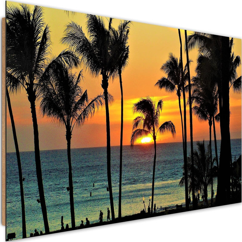 Dekoratīvais panelis - Palm Trees At Sunset  Home Trends Deco