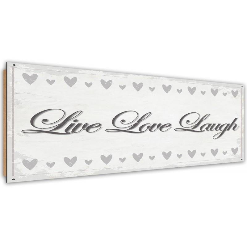 Dekoratīvais panelis - Panorama Live Love Laugh  Home Trends Deco