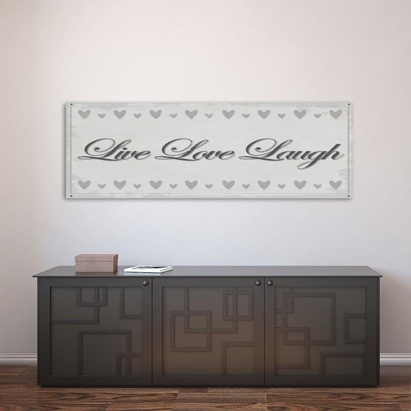 Dekoratīvais panelis - Panorama Live Love Laugh  Home Trends Deco