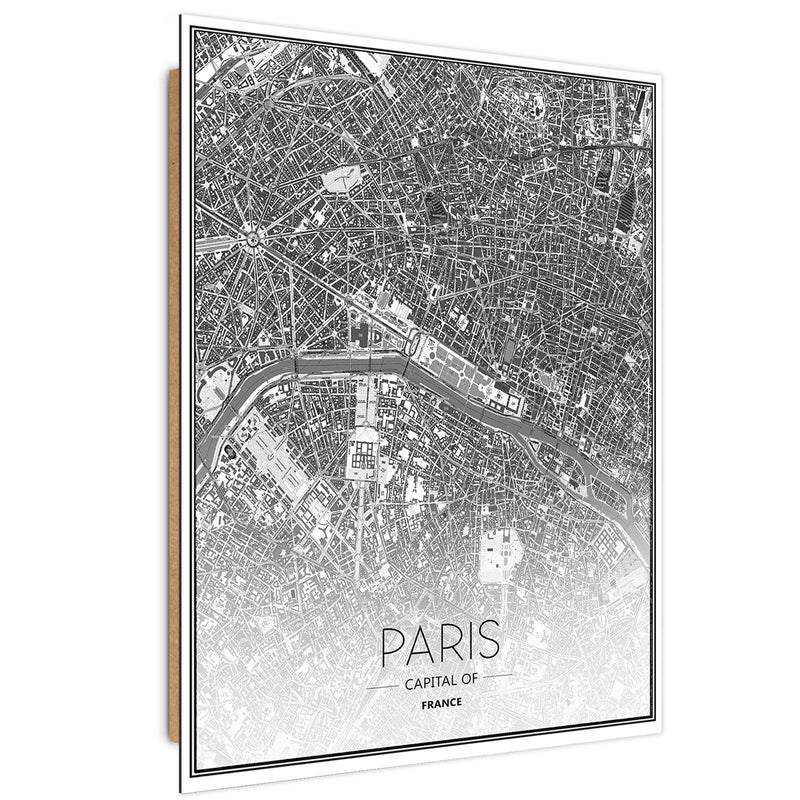 Dekoratīvais panelis - Paris City Plan  Home Trends Deco