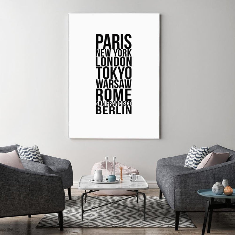 Dekoratīvais panelis - Paris London Tokyo  Home Trends Deco