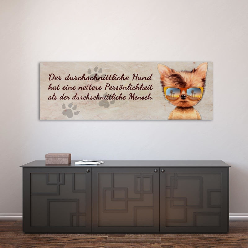 Dekoratīvais panelis - Paws And Dog In Glasses  Home Trends Deco