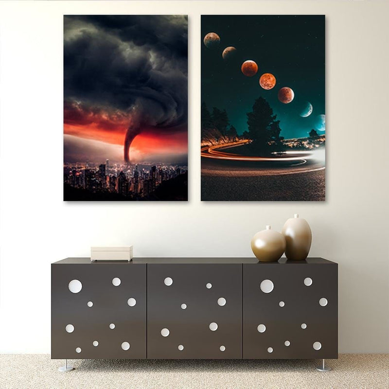 Dekoratīvais panelis - Phases Of The Moon And The Lights  Home Trends Deco