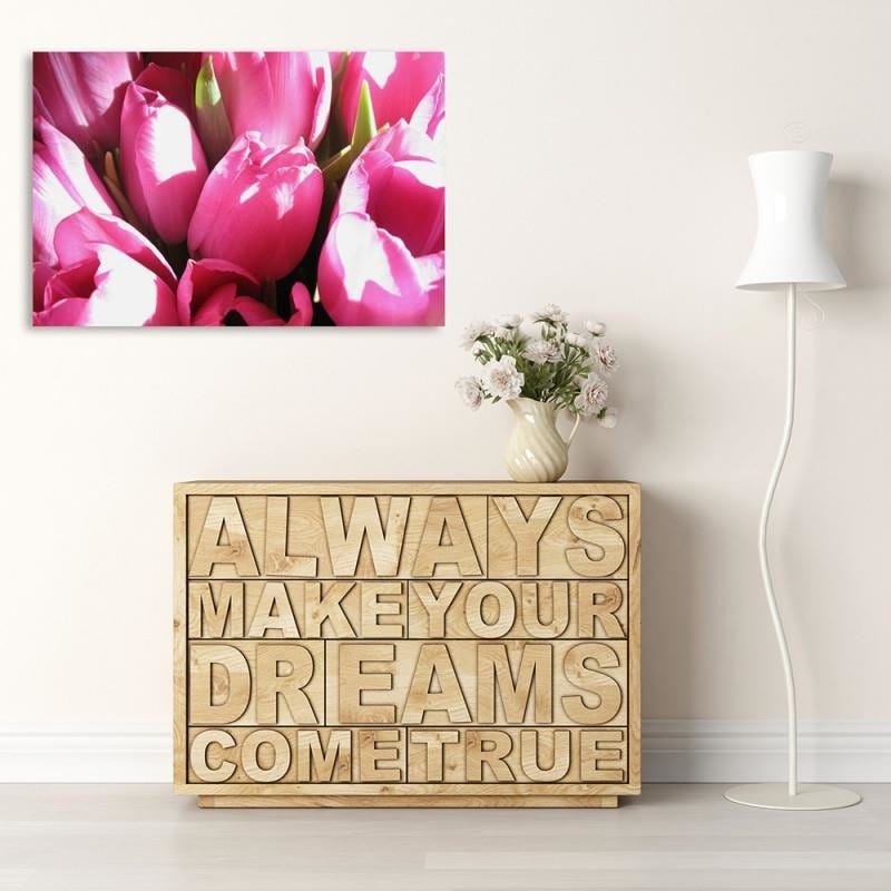 Dekoratīvais panelis - Pink Tulips 2  Home Trends Deco