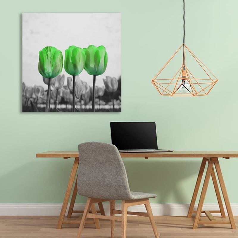 Dekoratīvais panelis - Poppies On Green Meadow  Home Trends Deco