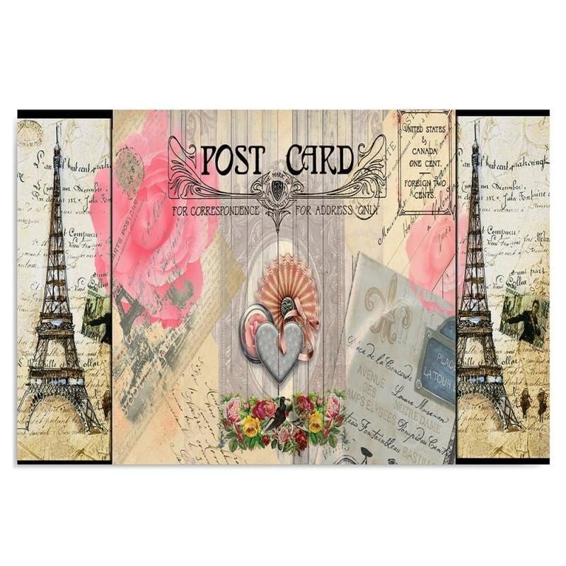 Dekoratīvais panelis - Postcard From Paris  Home Trends Deco