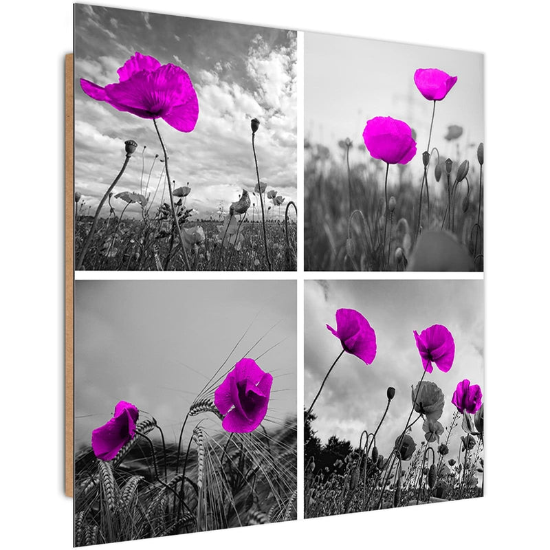 Dekoratīvais panelis - Purple Poppies  Home Trends Deco