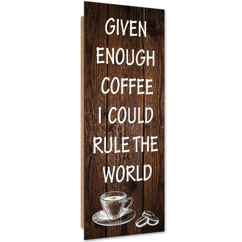 Dekoratīvais panelis - Quote From A Cup Of Coffee  Home Trends Deco