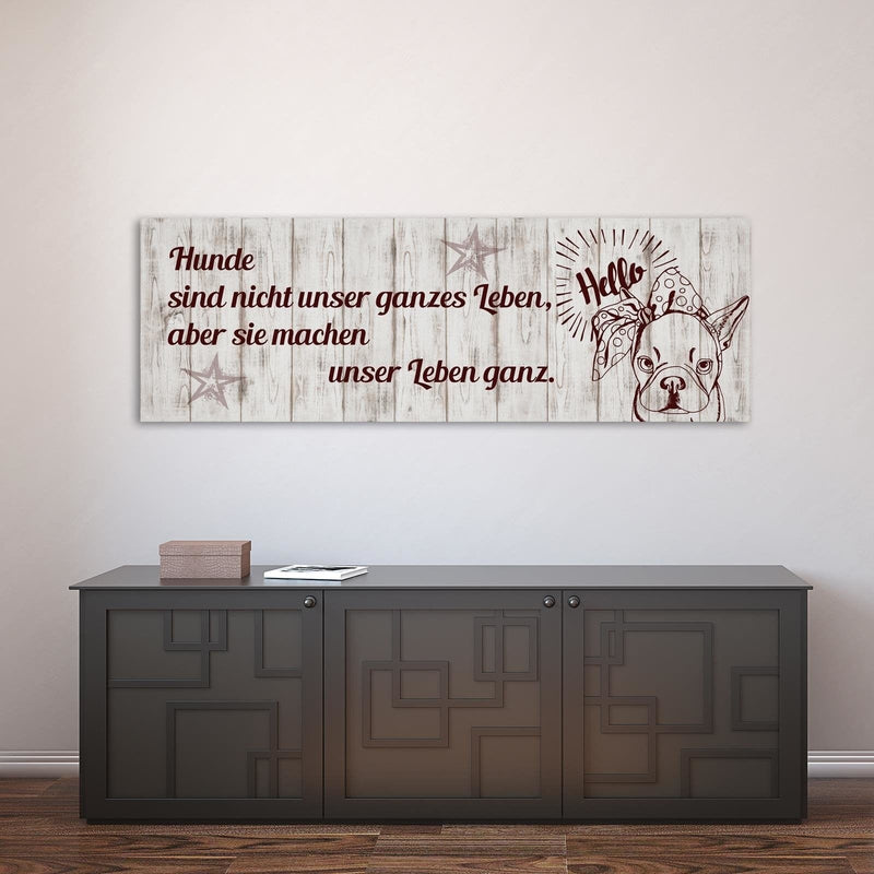 Dekoratīvais panelis - Quote From Bulldog  Home Trends Deco