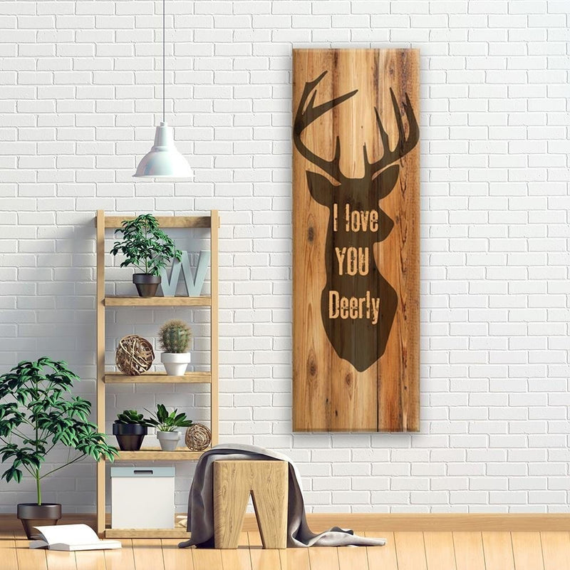 Dekoratīvais panelis - Quote From Deer  Home Trends Deco