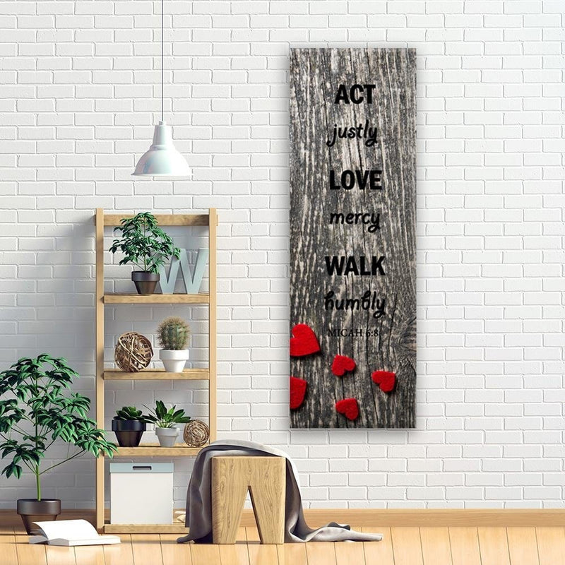 Dekoratīvais panelis - Quote From Hearts  Home Trends Deco