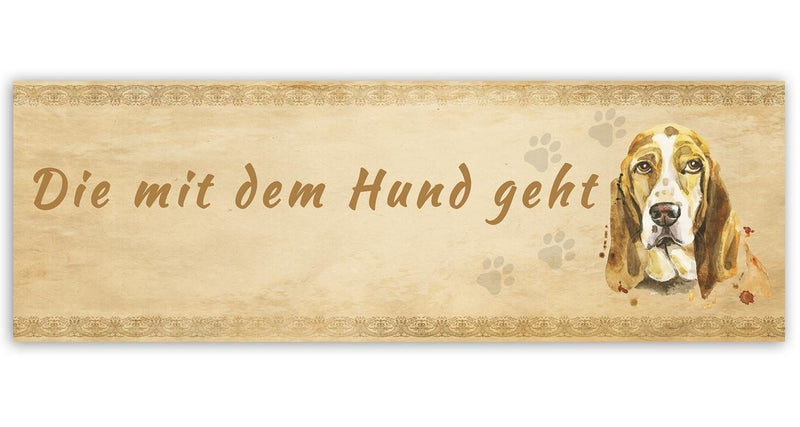 Dekoratīvais panelis - Quote Retro About The Dog 2  Home Trends Deco