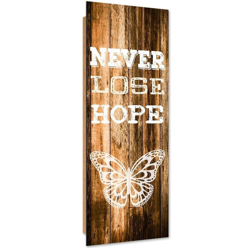 Dekoratīvais panelis - Quote With Butterfly  Home Trends Deco