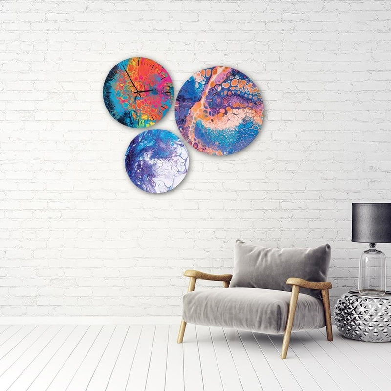 Dekoratīvais panelis - Rainbow Marble Colourful Abstraction  Home Trends Deco