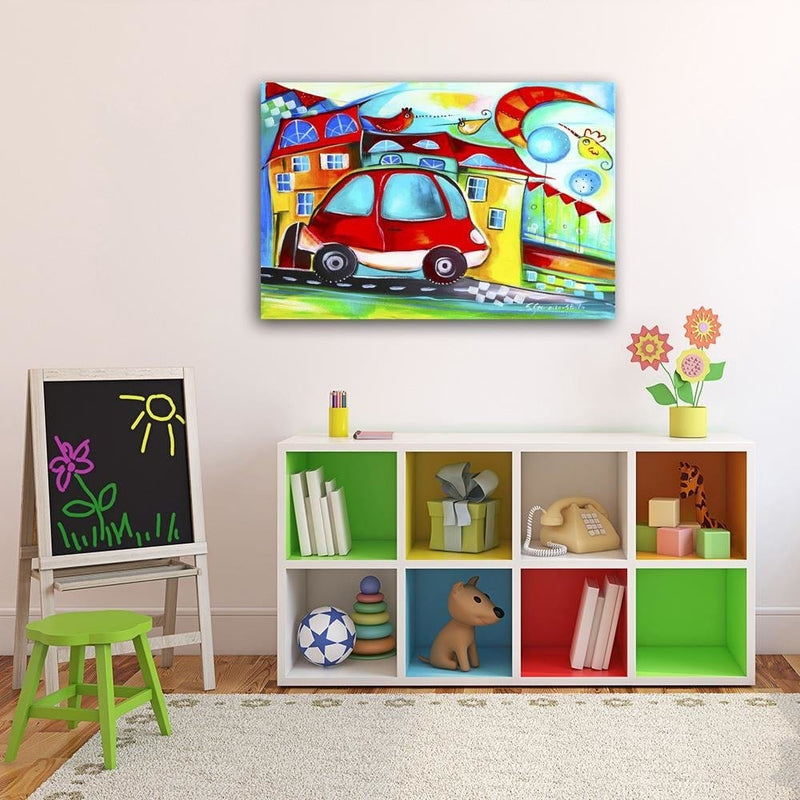 Dekoratīvais panelis - Red Car  Home Trends Deco