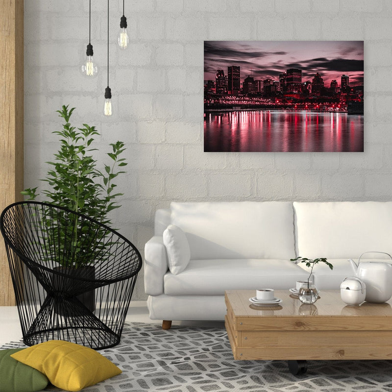 Dekoratīvais panelis - Red Lights Of The City  Home Trends Deco