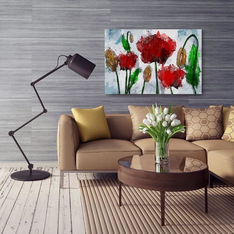 Dekoratīvais panelis - Red Poppies  Home Trends Deco