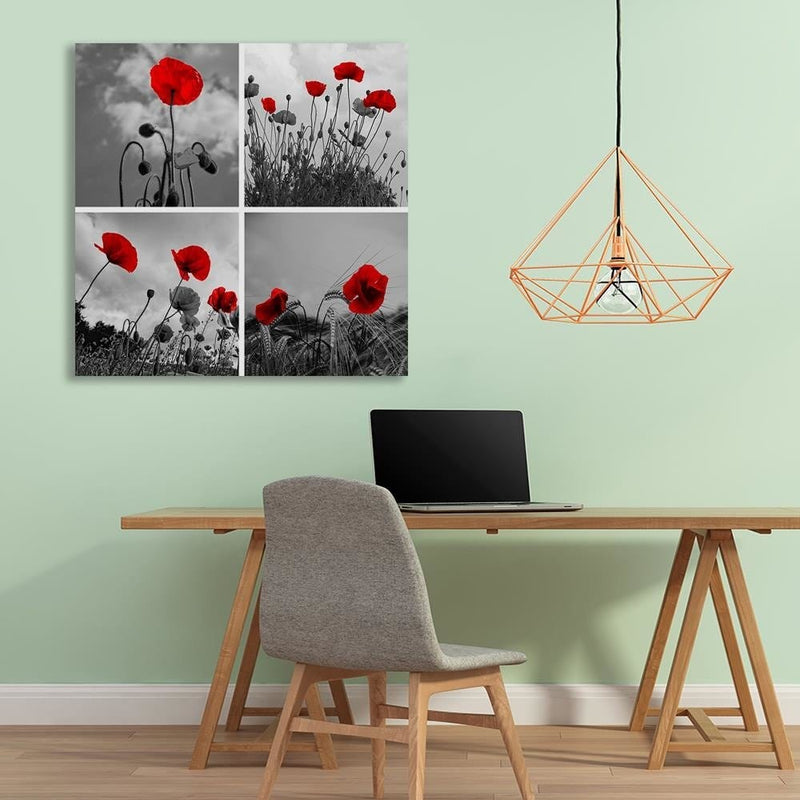 Dekoratīvais panelis - Red Poppies  Home Trends Deco