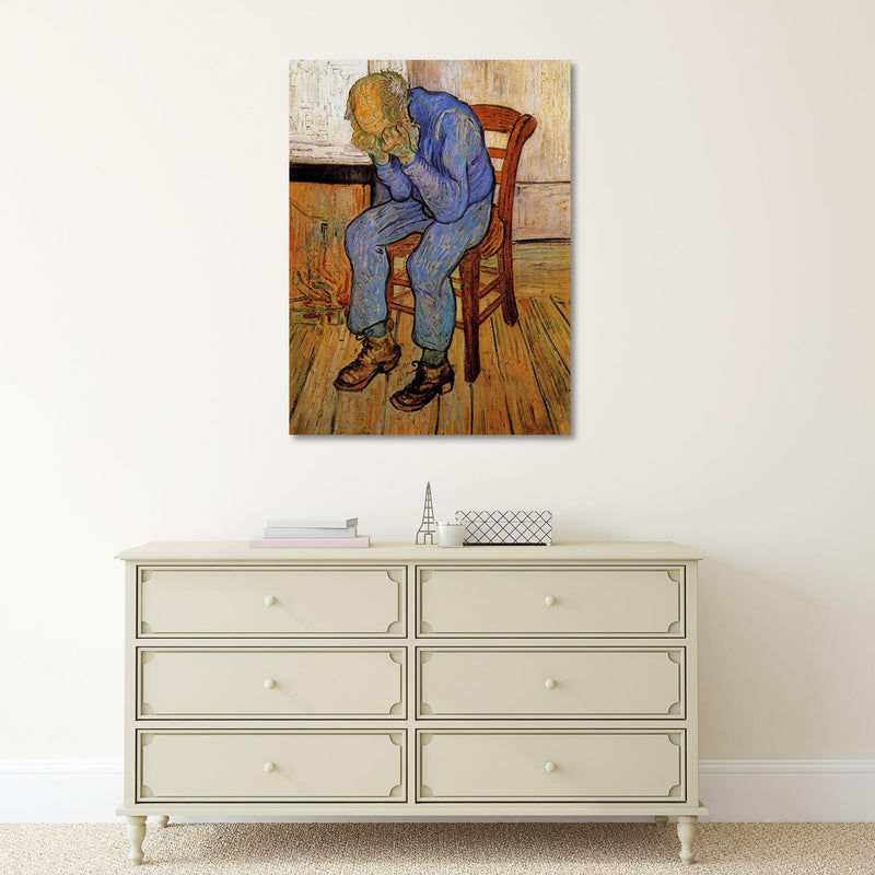 Dekoratīvais panelis - Reproduction of V. Van Gogh "The Old Man in Sadness"  Home Trends Deco