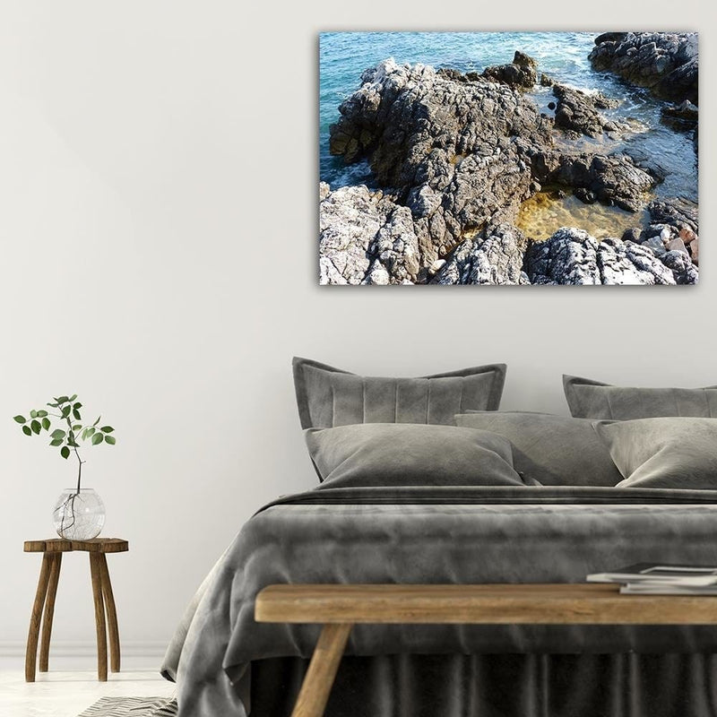 Dekoratīvais panelis - Rocks On The Shore Of The Ocean  Home Trends Deco