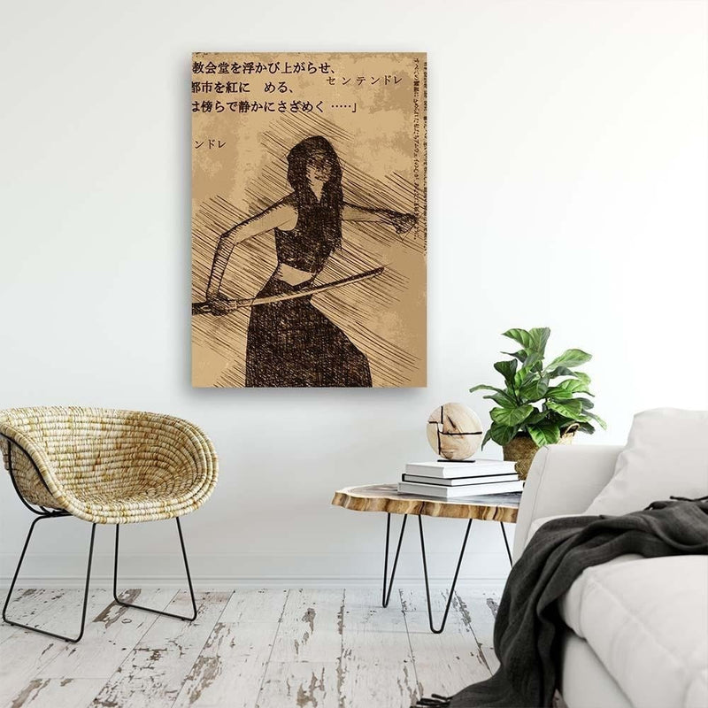 Dekoratīvais panelis - Samurai Woman  Home Trends Deco