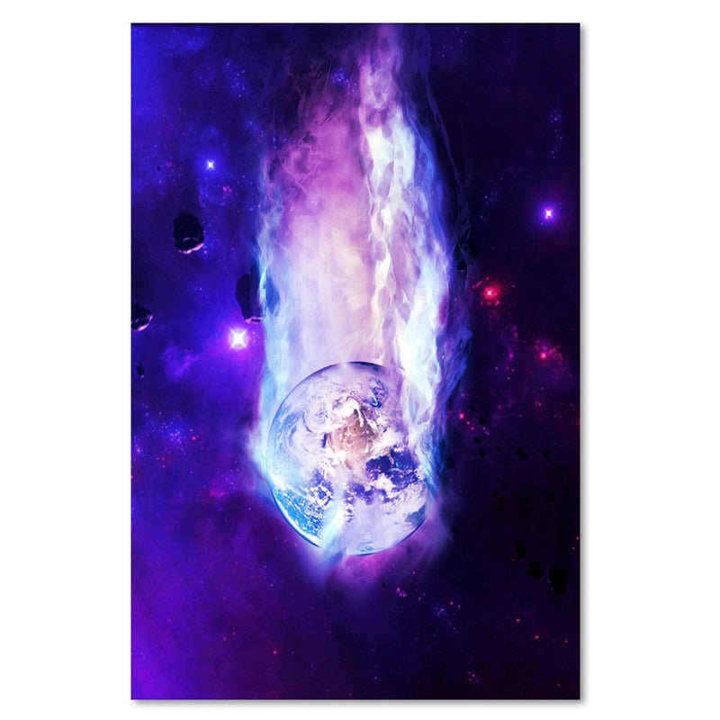 Dekoratīvais panelis - Space Wall Art Purple  Home Trends Deco